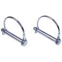 Chamixx 2PCS 3/8'' Plow Push Tube Pins 105188 Compatible with ATV Pro-Series Blades and Moose ATV Push Tubes Replace for KFI Products