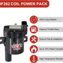8 Pack D585 UF262 Round Type Ignition Coils with Spark Plugs and Wires, Compatible with Chevy Silverado 1500 2500 3500 Tahoe Suburban Express Sierra Savana Yukon GMC, Replace OEM# C1512 12622553