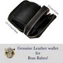 MARYAM Luxury Designer Genuine Leather RFID wallets for women, The best black credit card holder for women, the most beautiful wristlet keychain wallet women, THE women wallet you are looking for!