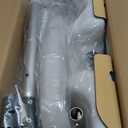 Shower Chair U-Shape Seat (450lb) Heavy Duty - Padded Armrests and Back, Shower Chairs for Elderly and Disabled, Handicap, Shower Chair for Inside Shower, Adjustable Height - Blue