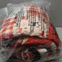 DECMAY Christmas Comforter Set King Size, 3 Pieces Reversible Christmas Bedding Set King, Trees Reindeer Pattern Bed Set with 1 Soft Comforter and 2 Pillow Shams for Winter Holiday