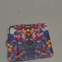 DEENAKIN for iPhone 17 Wallet Case with Card Holder + Cash Clip, RFID-Blocking, Military-Grade Drop Protection & UV-Printed Artwork, Magnetic Closure with Leather Kickstand - Vibrant Defined Blossoms
