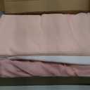 Floroom Wedding Arch Draping Fabric 3 Panels 20Ft Chiffon Fabric Drapes Arbor Drapery Wedding Ceremony Reception Swag Decorations (Dusty Rose +Blush +White)