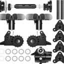 Replacement Tune Up Kit Fit for Polaris Quattro P40 P4000 Pool Cleaners, Rebuild Parts R0995100 with Drive Shaft, GearBoxs, Axles, Bearings and Cyclonic Turbines