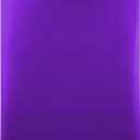 Trade Quest Plastic Clipboard Transparent Color Letter Size Low Profile Clip (Pack of 6) (Purple)