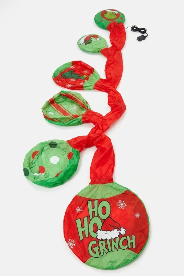 Retisee 14.5ft Long Christmas Green Inflatable Outdoor Decoration Christmas Light up Inflatable Decoration Blow up Hanging with Built in LED Lights for Xmas Party Lawn Yard Outdoor Indoor Supplies