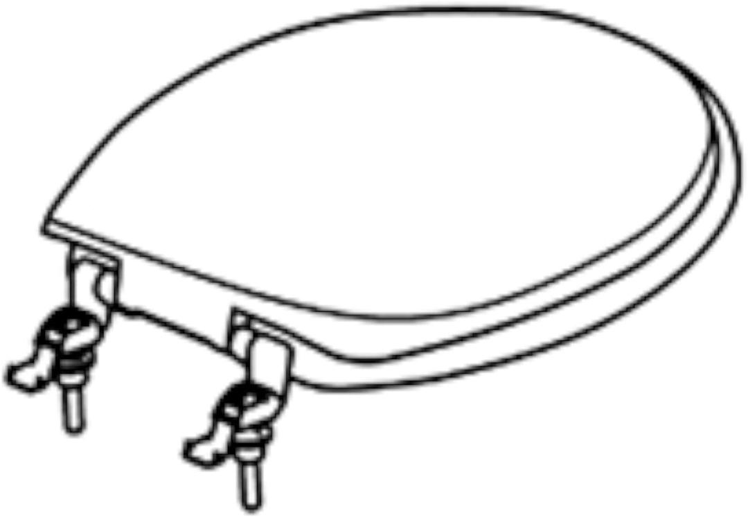 Thetford 34144 White Toilet Seat and Cover Assembly