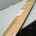 Frameless Shower Door Bottom Seal Shower Sweep with Drip Rail for 3/8" Glass,36" Long, Vinyl, Clear