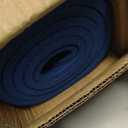Gaiam Essentials 2/5" Thick (10mm) Yoga & Pilates, Fitness & Exercise Mat with Easy-Cinch Carrier Strap Cusion Support For Fitness and Gym Workouts