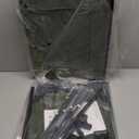 Pecute Heated Outdoor Cat House with Heating Pad - Weatherproof Insulated Winter Shelter for Outside Feral Cats, Cathouse with 2 Exits, Reinforced Metal Frame, Expanded Canopy for Porch Garage Barn (Small)