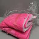 Kids Sleeping Bag for Girls & Boys, Large Kids Sleeping Bag with Pillow, Glow in The Dark Slumber Bag,Soft and Comfortable for Childern Daycare, Sleepovers Travel (pink)