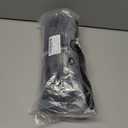 Women's Hoodies Casual Long Sleeve Hooded Sweatshirt Button Collar Drawstring Sweatshirt Pullover (Black, XL)