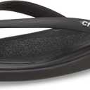 Crocs Women's Miami Flip Flops | Square Toe Flat | 360 Degree Comfort | Croslite Foam Footbed 9