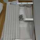 Towel Racks for Bathroom, 24 in Towel Shelf with Double Towel Bar, Stainless Steel Towel Storage for Lavatory Wall Mounted, 3-Tier Towel Hanger Towel Holder, Brushed Nickel