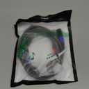 Balanced 1/4" TRS to XLR Male Patch Cable, 3.3Feet Quarter Inch 6.35mm to 3pin XLR Male Microphone Cable, Heavy Duty Nylon Braided, Gold Plated Plug, for Mixer, Speaker, Studio Monitor -2Pack