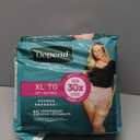 Depend Fresh Protection Adult Diapers, Incontinence & Postpartum Bladder Leak Underwear for Women, Disposable, Maximum, Extra-Large, Blush, 15 Count