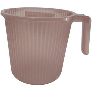 Homely Bathing Dispenser Certified Bath Water Dispenser 1.5Litre Ribbed Design, BPA Free Camping Dabba, Brown