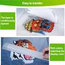 CenDale DTF Transfer Film - A3 (11.7" x 16.5") 60 Sheets Double-Sided Matte Clear PreTreat Sheets- PET Film Sheets DTF for DIY Direct Print on T-Shirts Textile