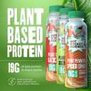 Not Rocket Science Plant-Based Protein Shake Ready to Drink - 19g Plant Protein, No Artificial Flavor or Sweetener, Dairy-Free, 9.40 fl oz, Combo 6-Pack, Gazpacho,Spiced Chai & Green Refresh
