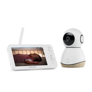 Maxi-Cosi See Pro 360 Baby Monitor with CryAssist AI Cry Translation, 2K HD camera with PTZ, Secure Non Wi-Fi 5 inch parent unit, 10 hour battery, Soothing Lullabies, 2-way audio