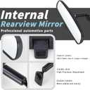 76400-SDA-A01 Interior Rear View Mirror Fits 2003-2012 Honda Accord2010-2011 Accord Crosstour2006-2015 Civic2010-2014 Insight2011-2016 CR-Z Replace#76400-SDA-A02 76400-SDA-A03