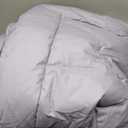 Full Size Duvet Insert 100% Cotton Shell Down Alternative Comforter Dark Gray Quilted Fluffy Duvet Insert Lightweight All Season with 4 Corner Tabs Breathable Soft
