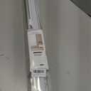 ChrisDowa Cordless 100% Blackout Roller Shade, with Striped Jacquard, Thermal Insulated, UV Protection Fabric, Total Blackout Blinds for Window, French Doors, Home and Office. White, 30" W x 72" H