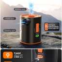 JOYROOM Air Pump for Inflatables, 3600 mAh Battery & Camping Light Portable Air Pump, 4.8kPa Ultra-Fast and Mini Electric Air Mattress Pump