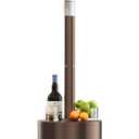EAST OAK 50,000 BTU Patio Heater for Outdoor Use With Round Table Design, Double-Layer Stainless Steel Burner and Wheels, Outdoor Patio Heater for Home and Commercial, Bronze, 31.9" x 31.9" x 86.6" (Brown)