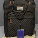 RUVALINO Diaper Bag Backpack, Multifunction Travel Pack Maternity Baby Changing Bags, Large Capacity, Waterproof, Olive Green