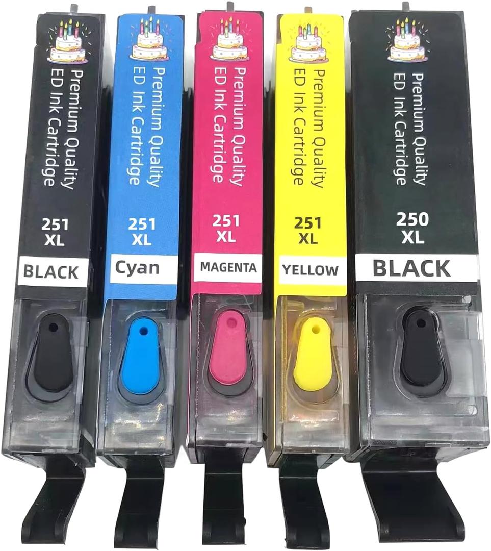 PGI-250XL CLI-251XL Refillable Ink Cartridge for Pixma MG5420 IP7220 MX722 MX922 MG5520 MG6420 MG5620 MG6620 MG5522 Ix6820 Printers