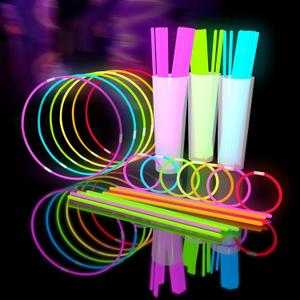 Glow Fever 209pcs Glow Sticks Bulk Party Pack includes 100 8" Glow Sticks and 109 Accessories, with bonus connectors for glow sphere and eye glasses, for Party Festivals Rave Halloween (Multi)