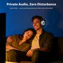Wireless Headphones for TV Watching, TV Headphones Wireless for Seniors with Transmitter Charging Base, Over Ear Headset with 3 Audio Modes, No Audio Delay Blutooth 5.4, Gifts for Parents, Black&White