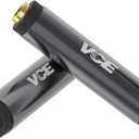 VCE 3.5mm Female to Female Adapter, Gold Plated 1/8 Inch Aux Adapter for 3.5mm Audio Cable Extension, 2 Pack, Metal Shielded Housing