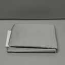 Thread Spread 100% Egyptian Cotton Pillow Cases Standard/Queen Size Set of 2 - Luxury 1500 Thread Count Sateen Light Grey Pillow Cases, Soft Cotton Pillowcases Fits Standard & Queen Size Pillows