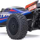 ARRMA RC Car Typhon GROM 4x4 Smart Small Scale Buggy RTR with Battery & Charger, Blue/Silver ARA2106T1