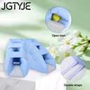 JGTYGE Heel Protectors for Pressure Sores, Adjustable Heel Cushion Boots with Open Heel Design for Elderly Bedridden Patients, Ankle Support Pillow for Post Surgery Recovery & Wheelchair Use