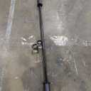 57" Olympic Barbell Bar, 2" Standard Straight Barbell Bars for Weight Lifting Bar for Bench Press/Squats/Hip Thrusts/Lunges/Biceps- Home Gym Weight Bar- 2 Spring Collars (500lb Weight Capacity) (Black)