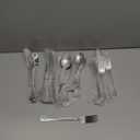 Meythway 40-Piece Vintage Carved Silverware Set for 8, Stainless Steel Flatware Set with Knife/Fork/Spoon, Cutlery Set for Home and Kitchen, Utensil Set with Dishwasher Safe