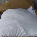 Leeden 22x22 Pillow Inserts, 22 Inch Decorative Throw Pillow Inserts, Soft Fluffy Square Throw Pillows for Couch, Sofa, Bed, and Home Decor White Cushion Pack of 2