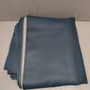 Majestic Giftware PU Faux Leather Rectangle Tablecloths | (TCE18-54200) Teal Rippling Waterproof & Spill Proof Dining Table Cover | Decorative Washable Tablecloth for Home, Kitchen, Party (54X108)