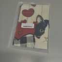 DLZDN Welcome Valentines Day Cat Garden Flag Valentine Love Heart Garden Flag 1218 Inch Double Sided Buffalo Plaid Farmhouse Yard Flag Anniversary Wedding Outdoor Decor