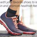 OrthoSleeve FS6 Compression Foot Sleeves for Women & Men, Helps Plantar Fasciitis Relief, Heel Pain, Achilles Tendonitis Support & Swelling (1 Pair)