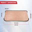 Waltyotur Tan Golf Cart Front Seat Bottom Replacement for EZGO Medalist TXT 1994-2013 Gas Electric Golf Cart
