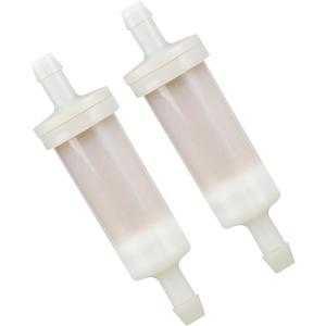 LOCOPOW 5/16 Inline Fuel Filter 35-816296-4 816296Q2 Quick Silver Polaris 2530008 Sea Doo 275000051 275000262 Sierra 18-7830 0398327 30-200hp Marine Boat Small Iline 2Pcs