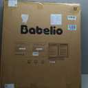 Babelio 29-55" Extra Wide Baby Gate with Door, PressGuard P7, White