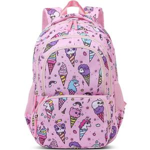 CLUCI Kids Backpack for Girls Bookbags Preschool Backpack Toddler Daycare School Bag Elementary Kindergarten Lightweight Waterproof Pink Unicorn
