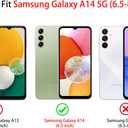 NITITOP Compatible with Samsung Galaxy A14 4G/5G Case Cute Luxury Women Girls Men with Love Heart Electroplated Pattern Curly Wave Frame Raised Camera Shockproof Protection Cover-Pink