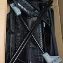 VEVOR Push Lawn Sweeper, 21inch Leaf & Grass Collector, Heavy Duty Thickened Steel Durable to Use with Large Capacity 3.5 cu. ft. Mesh Collection Hopper Bag, 2 Spinning Brushes