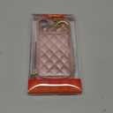 Bocasal Crossbody Wallet Case for iPhone 15, RFID Blocking PU Leather Zipper Handbag Purse Flip Cover, Kickstand Folio Case with Card Slots Holder Wrist Strap Lanyard 5G 6.1 Inch (Rose Gold)